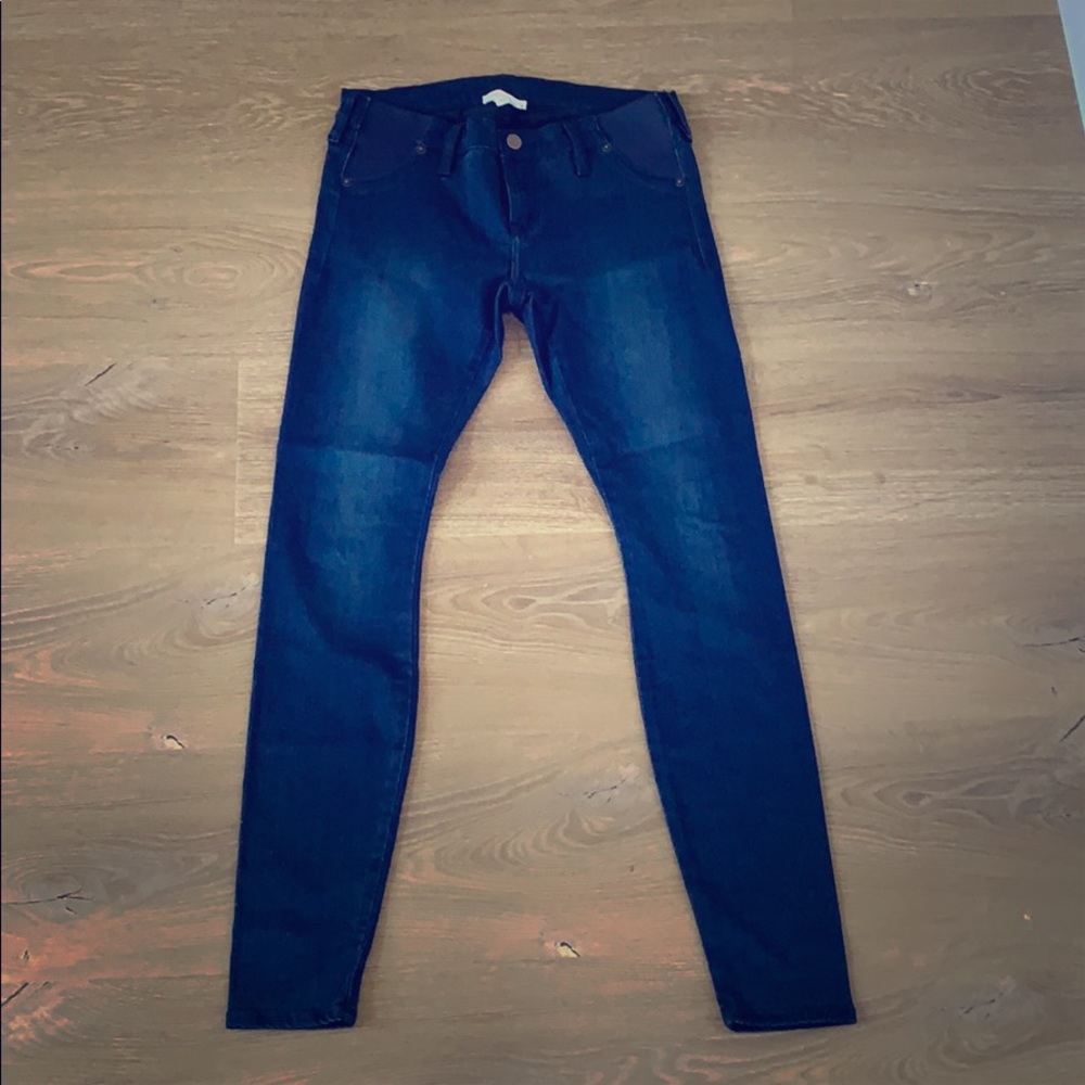 Ingrid & Isabel Navy Blue Maternity Jeans Sz 26